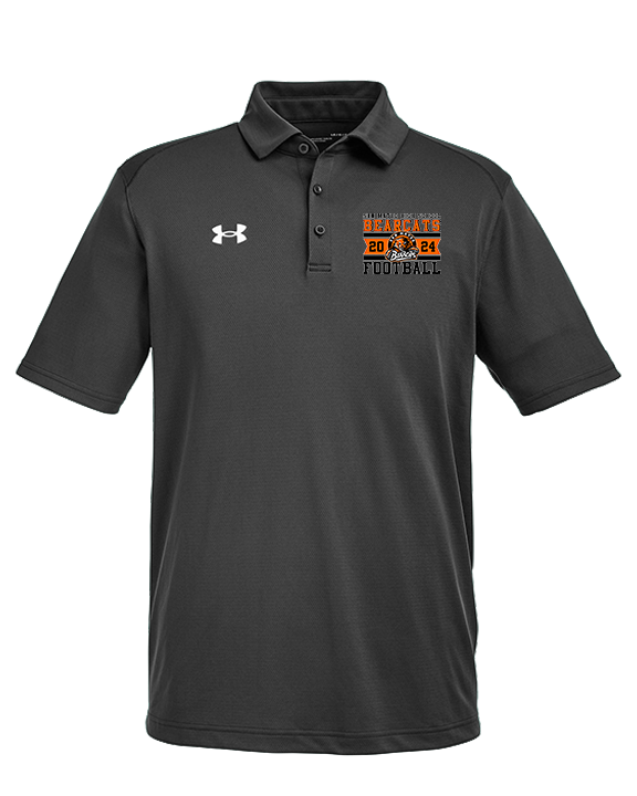 San Mateo HS Football Stamp - Under Armour Mens Tech Polo