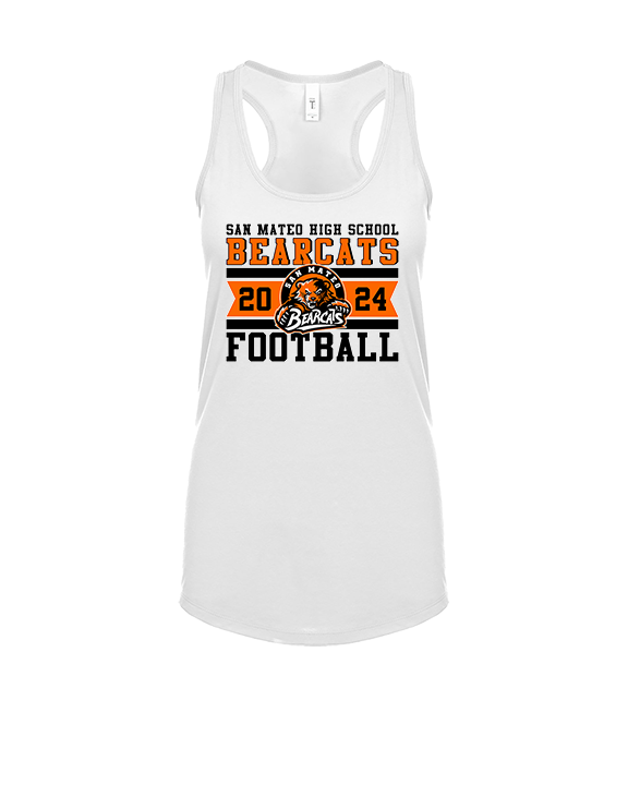 San Mateo HS Football Stamp - Womens Tank Top