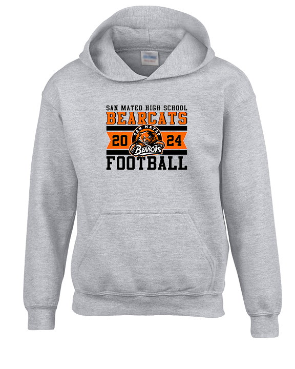 San Mateo HS Football Stamp - Youth Hoodie