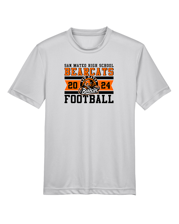 San Mateo HS Football Stamp - Youth Performance Shirt