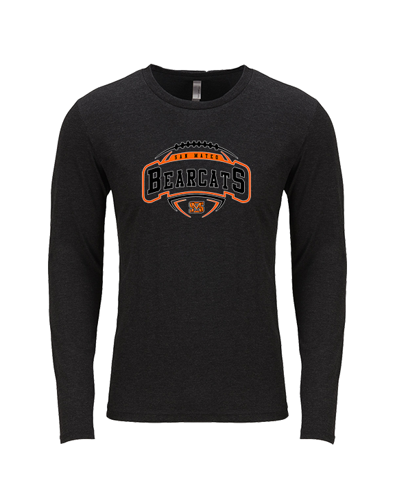 San Mateo HS Football Toss - Tri-Blend Long Sleeve