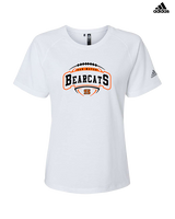 San Mateo HS Football Toss - Womens Adidas Performance Shirt