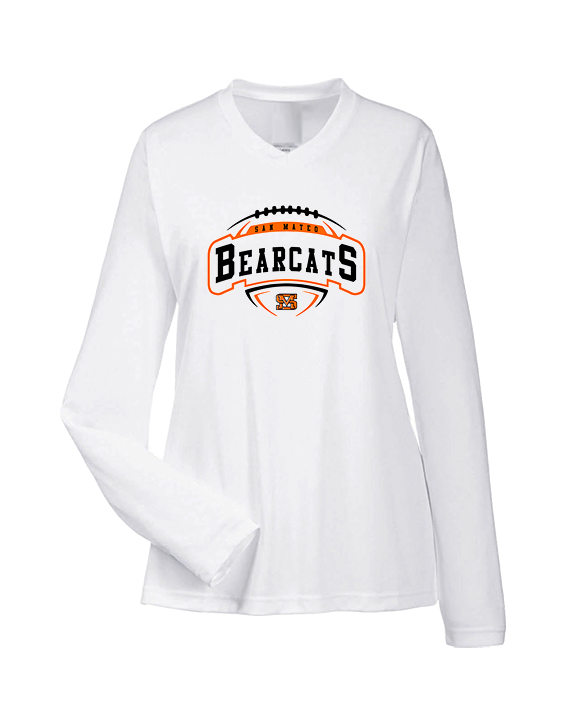 San Mateo HS Football Toss - Womens Performance Longsleeve