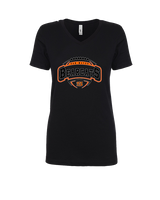 San Mateo HS Football Toss - Womens Vneck