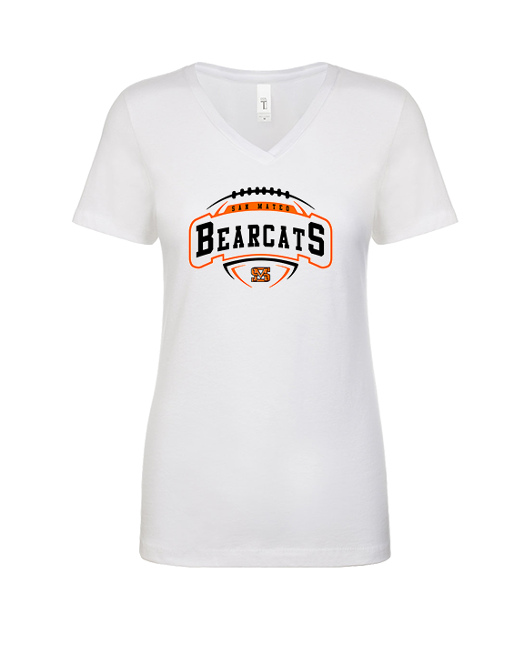 San Mateo HS Football Toss - Womens Vneck