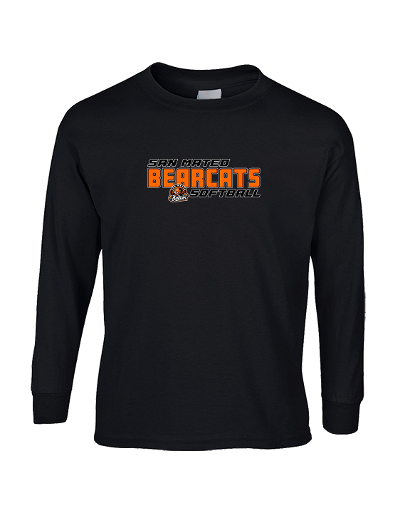 San Mateo HS Softball Bold - Cotton Longsleeve