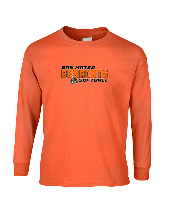 San Mateo HS Softball Bold - Cotton Longsleeve