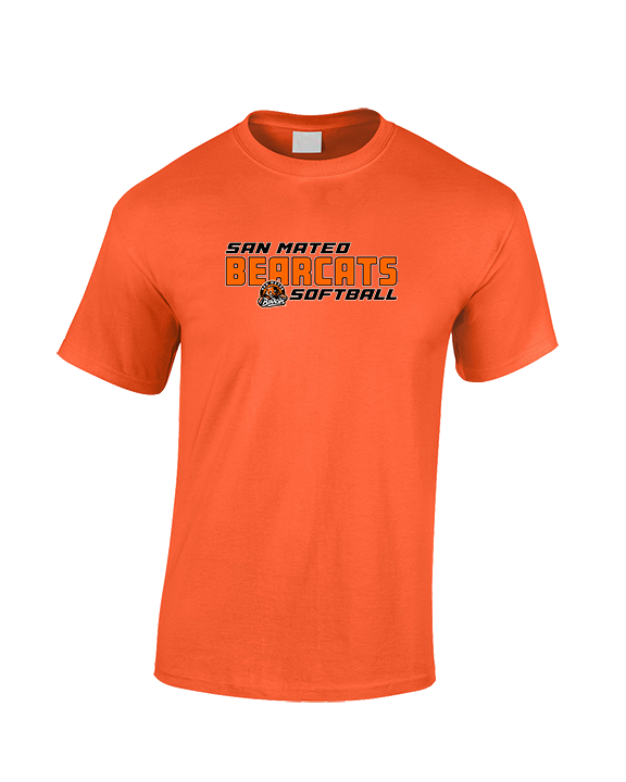 San Mateo HS Softball Bold - Cotton T-Shirt