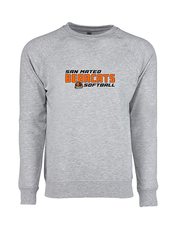 San Mateo HS Softball Bold - Crewneck Sweatshirt