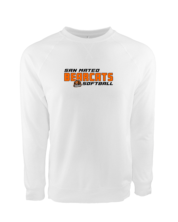 San Mateo HS Softball Bold - Crewneck Sweatshirt