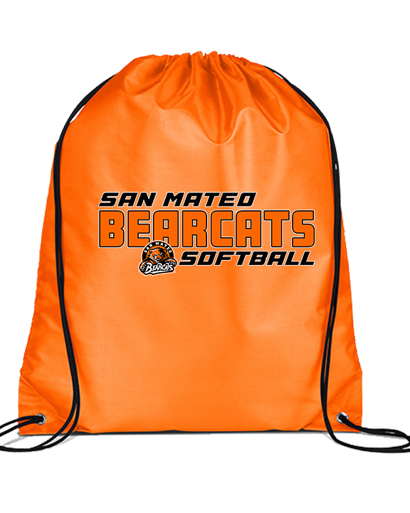 San Mateo HS Softball Bold - Drawstring Bag