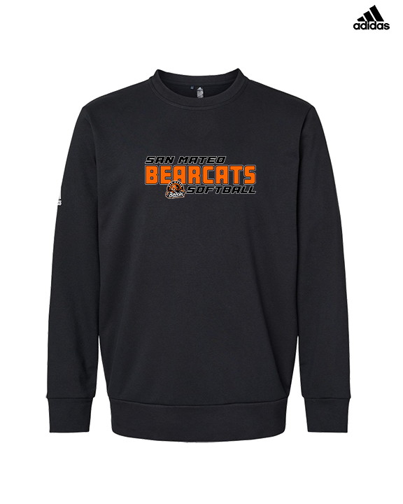 San Mateo HS Softball Bold - Mens Adidas Crewneck