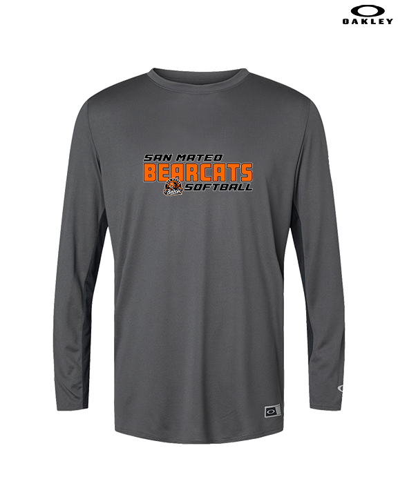 San Mateo HS Softball Bold - Mens Oakley Longsleeve