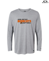 San Mateo HS Softball Bold - Mens Oakley Longsleeve