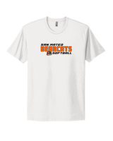 San Mateo HS Softball Bold - Mens Select Cotton T-Shirt