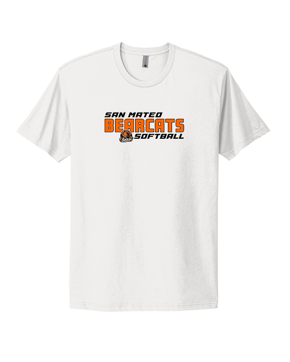 San Mateo HS Softball Bold - Mens Select Cotton T-Shirt