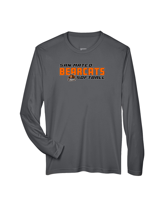 San Mateo HS Softball Bold - Performance Longsleeve