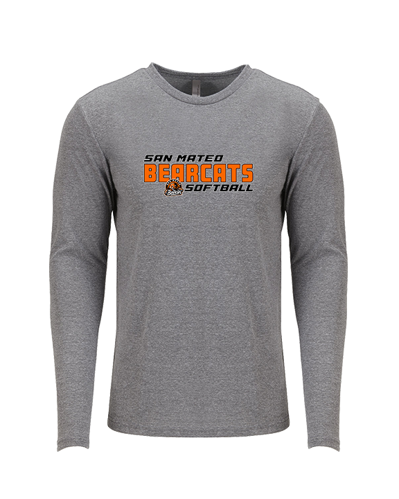 San Mateo HS Softball Bold - Tri-Blend Long Sleeve