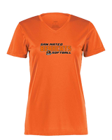 San Mateo HS Softball Bold - Womens Performance Shirt