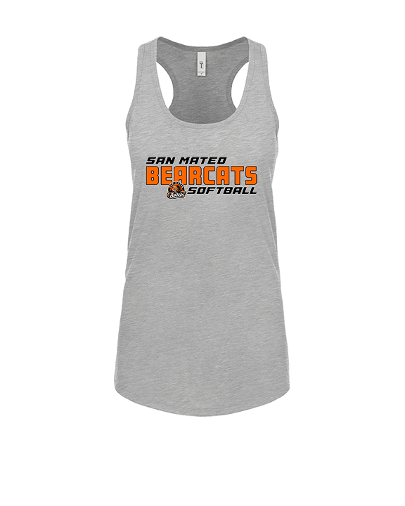 San Mateo HS Softball Bold - Womens Tank Top