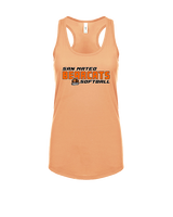 San Mateo HS Softball Bold - Womens Tank Top