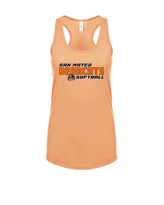 San Mateo HS Softball Bold - Womens Tank Top