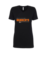 San Mateo HS Softball Bold - Womens Vneck