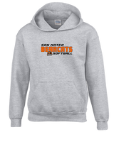 San Mateo HS Softball Bold - Youth Hoodie