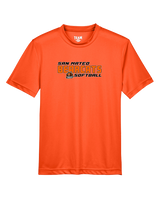 San Mateo HS Softball Bold - Youth Performance Shirt