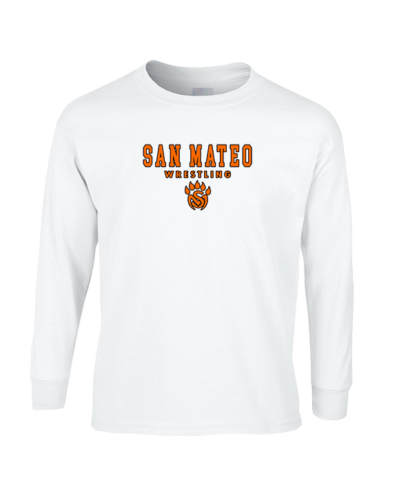 San Mateo HS Wrestling Block - Cotton Longsleeve