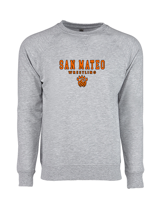 San Mateo HS Wrestling Block - Crewneck Sweatshirt