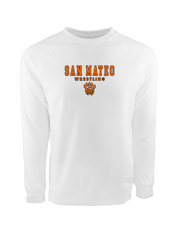 San Mateo HS Wrestling Block - Crewneck Sweatshirt