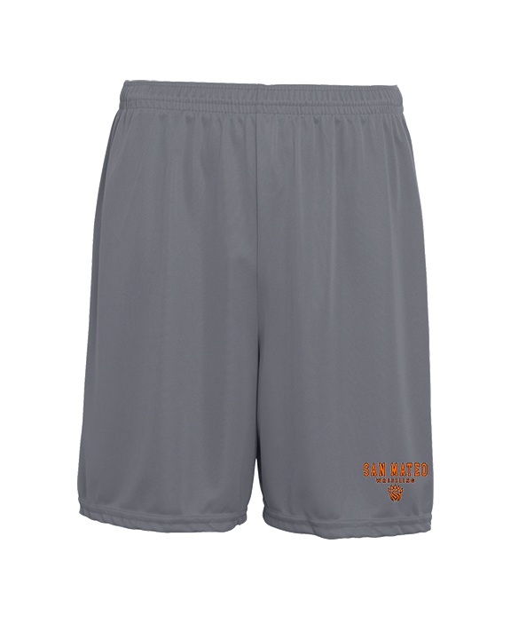 San Mateo HS Wrestling Block - Mens 7inch Training Shorts
