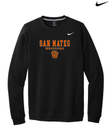 San Mateo HS Wrestling Block - Mens Nike Crewneck