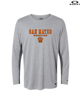 San Mateo HS Wrestling Block - Mens Oakley Longsleeve