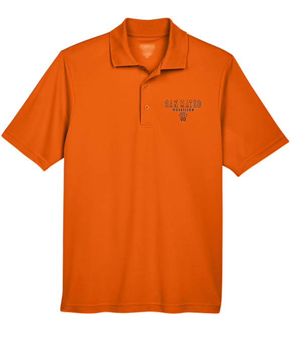 San Mateo HS Wrestling Block - Mens Polo