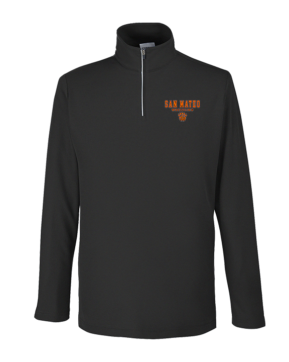 San Mateo HS Wrestling Block - Mens Quarter Zip