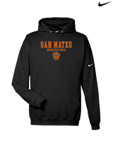 San Mateo HS Wrestling Block - Nike Club Fleece Hoodie