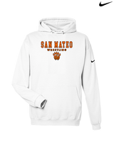 San Mateo HS Wrestling Block - Nike Club Fleece Hoodie