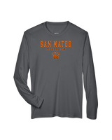 San Mateo HS Wrestling Block - Performance Longsleeve