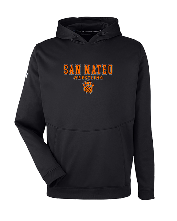 San Mateo HS Wrestling Block - Under Armour Mens Storm Fleece