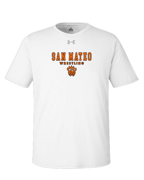 San Mateo HS Wrestling Block - Under Armour Mens Team Tech T-Shirt