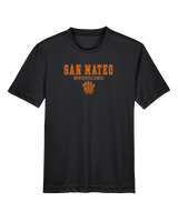San Mateo HS Wrestling Block - Youth Performance Shirt