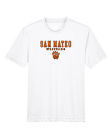 San Mateo HS Wrestling Block - Youth Performance Shirt