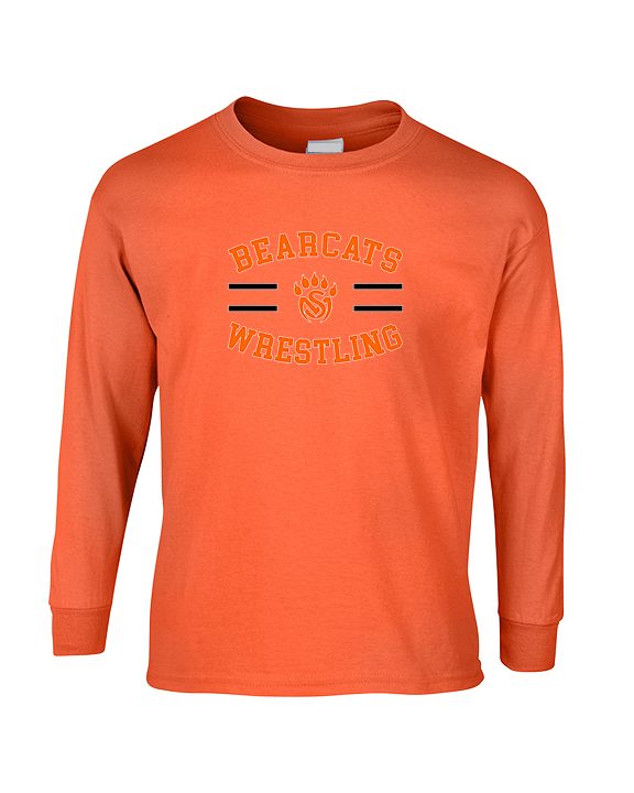 San Mateo HS Wrestling Curve - Cotton Longsleeve