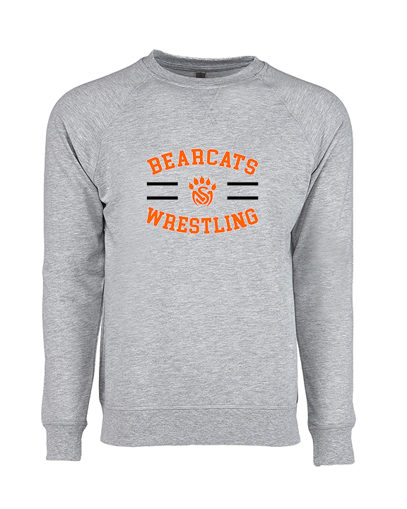 San Mateo HS Wrestling Curve - Crewneck Sweatshirt