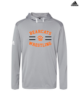 San Mateo HS Wrestling Curve - Mens Adidas Hoodie