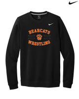 San Mateo HS Wrestling Curve - Mens Nike Crewneck