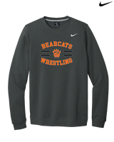 San Mateo HS Wrestling Curve - Mens Nike Crewneck