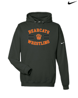 San Mateo HS Wrestling Curve - Nike Club Fleece Hoodie